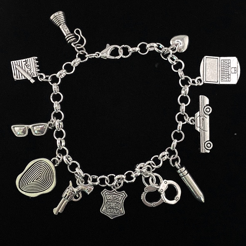 Police Officer Charm Bracelet